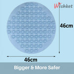 Anti-Slip Bathroom Mat With Foot Scrubber