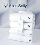White Men's Solid Cotton Formal Shirt