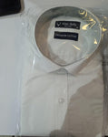 White Cotton Solid Full Sleeves Men's Casual Shirt