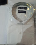 White Cotton Solid Full Sleeves Men's Casual Shirt