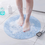 Anti-Slip Bathroom Mat With Foot Scrubber