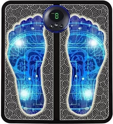 sellastic Foot Massager Pain Relief-Wireless Electric EMS Massage Machine Therapy Mate for Men and Women Massager-Black
