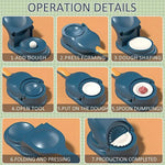 2 in 1 Dumpling Press Mould for Gujiya Ghughra Momos Making Machine (Pack of 1)